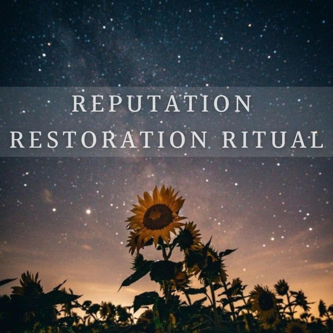 Reputation Restoration Ritual